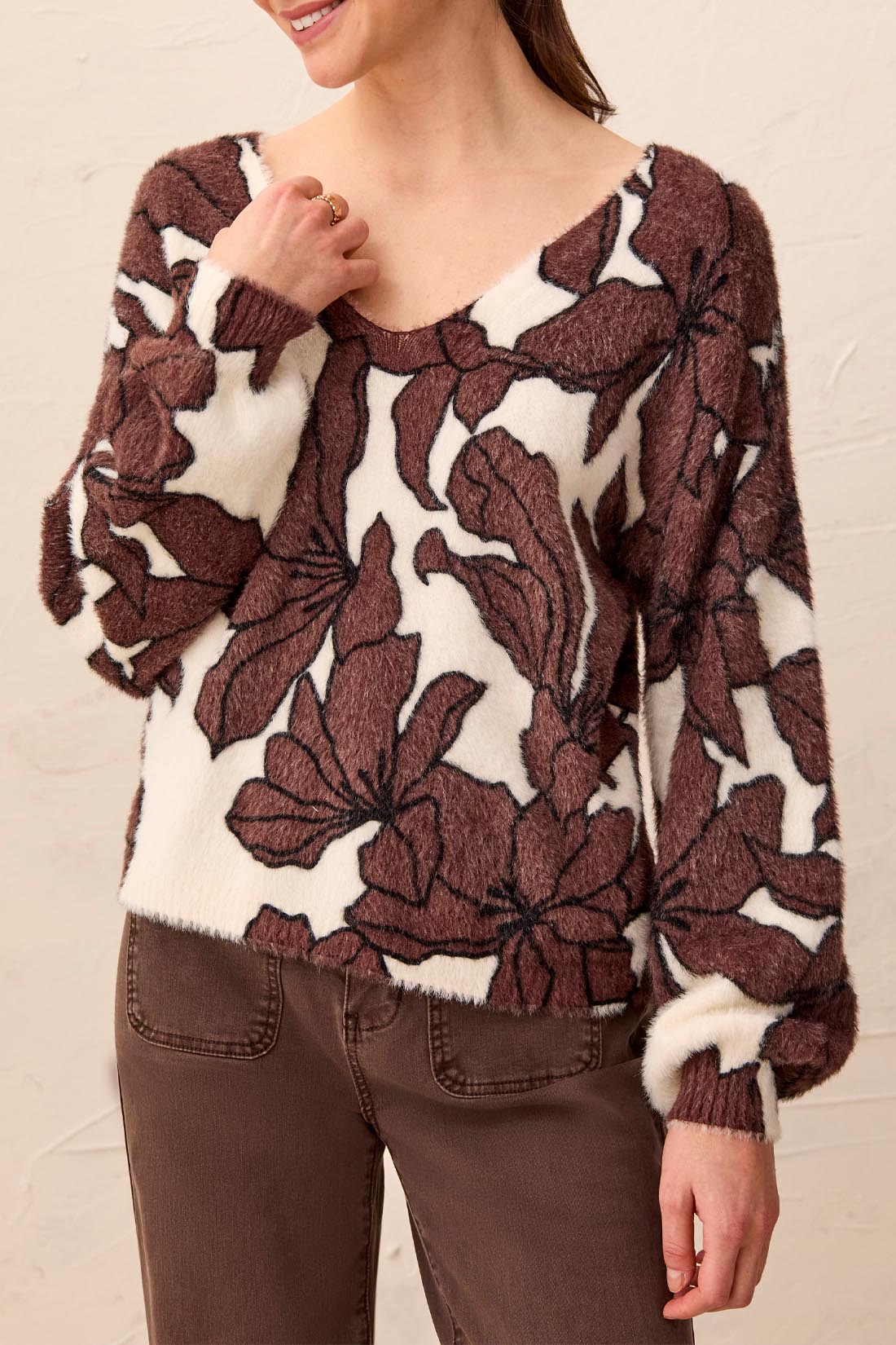 Tribal Front-To-Back Sweater - Style 55850-5054