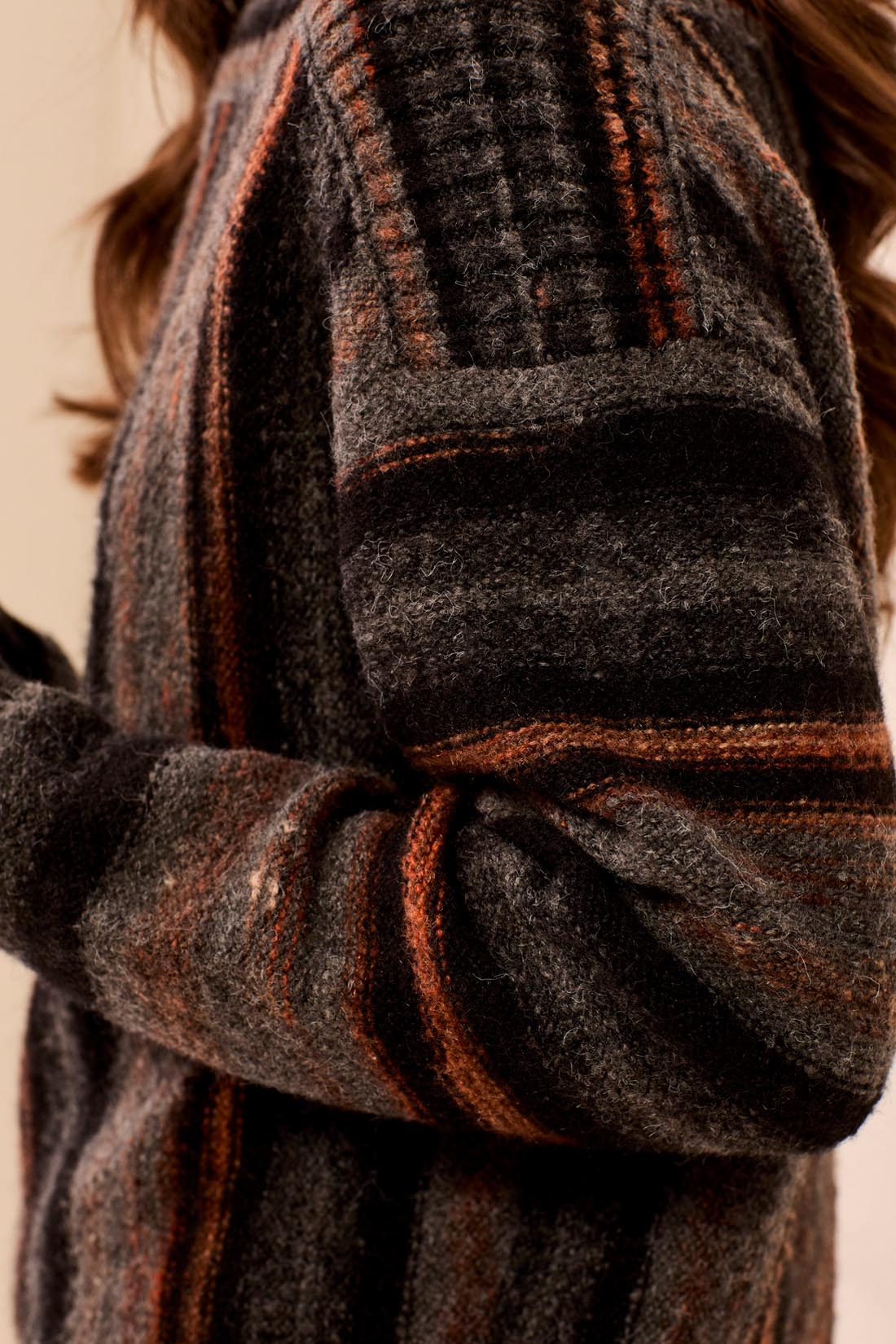 Tribal Yarn Dye Boat Neck Sweater - Style 63070-5818