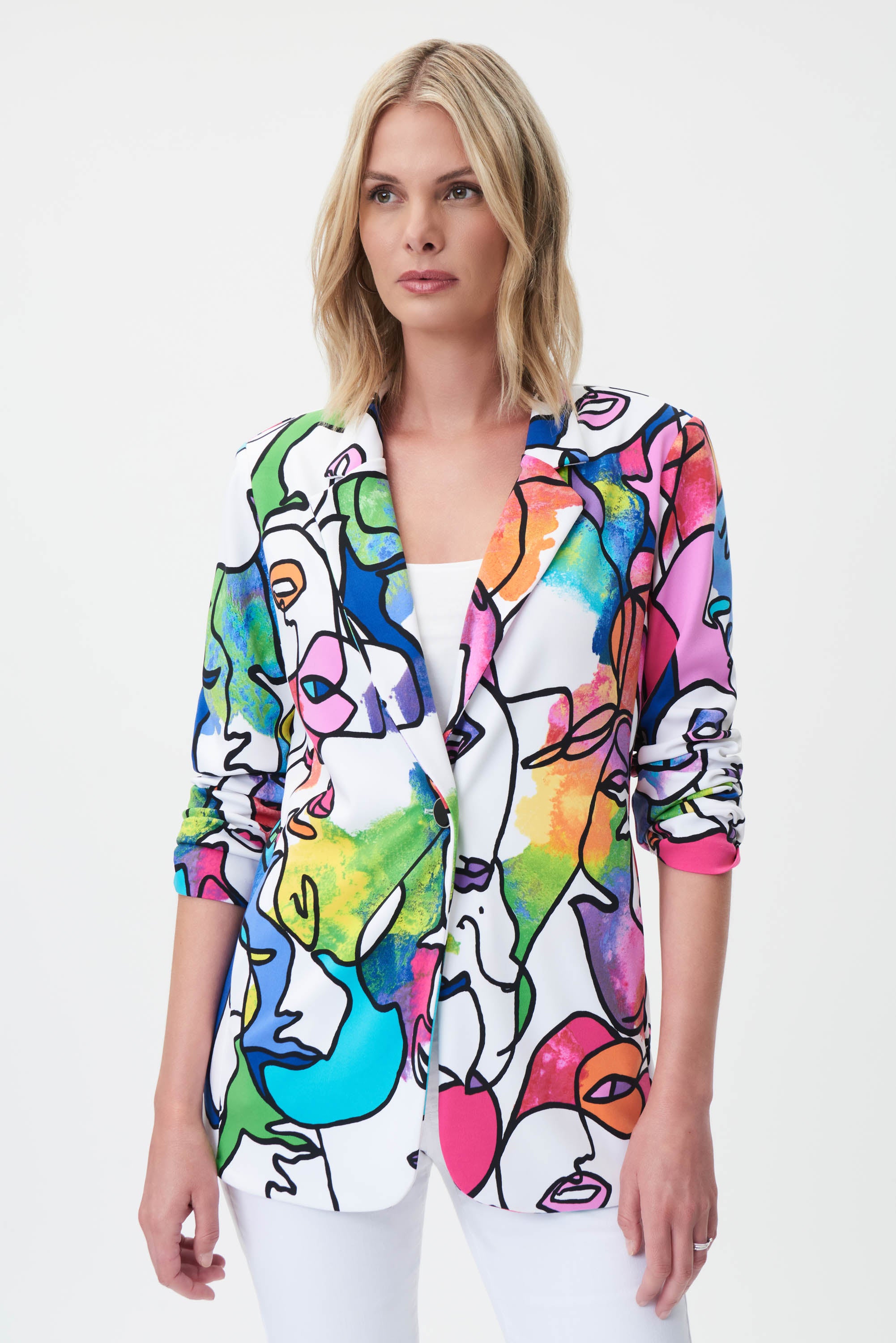 892 新品 JOSEPH ジョゼフ プリペラカノコ カットソージャケット46 Joseph Ribkoff Jacket Style 232228 – Modella Signature